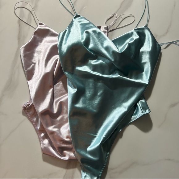 Satin bodysuits TWO - Picture 1 of 2